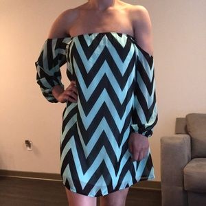 Sage Off-the-Shoulder Dress